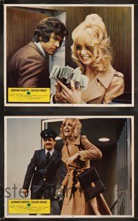6d049 $ 8 LCs '71 great images of bank robbers Warren Beatty & Goldie Hawn!