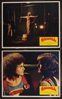 6d333 GODSPELL 8 LCs '73 David Greene classic religious musical, great images of cast!