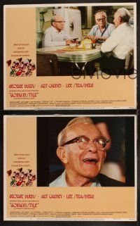 6d335 GOING IN STYLE 8 LCs '79 bank robbers George Burns, Art Carney & Lee Strasberg!