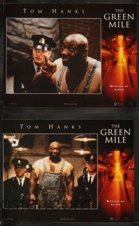 6d347 GREEN MILE 8 int'l LCs '99 Tom Hanks, Michael Clarke Duncan, Stephen King prison fantasy!