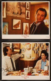 6d350 GROUNDHOG DAY 8 LCs '93 Bill Murray, Andie MacDowell, directed by Harold Ramis!