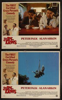 6d416 IN-LAWS 8 LCs '79 classic Peter Falk & Alan Arkin screwball comedy. great images!