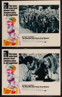 6d487 MAN WHO HAD POWER OVER WOMEN 8 LCs '70 Rod Taylor, cool sexy montage border art!