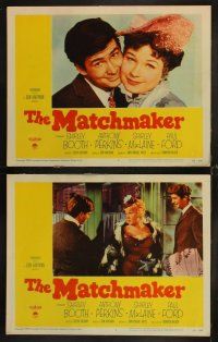6d506 MATCHMAKER 8 LCs '58 Shirley Booth, Shirley MacLaine, Anthony Perkins, Paul Ford