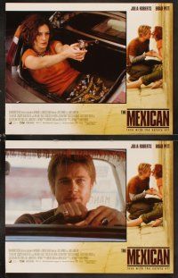 6d516 MEXICAN 8 LCs '01 Brad Pitt, Julia Roberts, James Gandolfini, Gore Verbinski