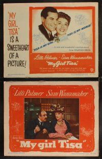 6d539 MY GIRL TISA 8 LCs '48 Lili Palmer, Sam Wanamaker, a love team you'll fall in love with!