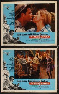 6d590 PINK JUNGLE 8 LCs '68 James Garner & George Kennedy in South America!