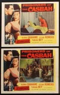 6d601 PRISONERS OF THE CASBAH 8 LCs '53 dazzling, desirable, and deadly sexy Gloria Grahame!