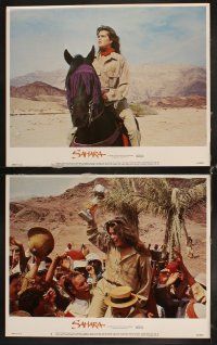 6d867 SAHARA 7 LCs '84 Lambert Wilson, Horst Buchholz, sexy Brooke Shields in the desert!