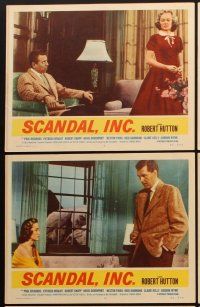 6d966 SCANDAL, INC. 6 LCs '56 Robert Hutton, are the shocking Scandal Magazine stories true!