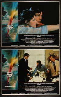 6d984 SUPERMAN 4 LCs '78 Christopher Reeve takes Margot Kidder, special effects scenes!