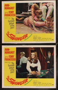 6d714 SWINGER 8 LCs '66 great images of super sexy Ann-Margret, Tony Franciosa, Yvonne Romain