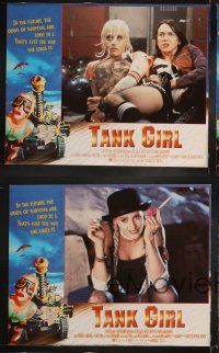 6d883 TANK GIRL 7 LCs '95 wacky Lori Petty with cool futuristic tank & sexy Naomi Watts!