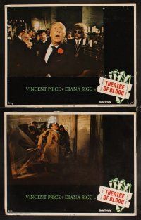 6d729 THEATRE OF BLOOD 8 LCs '73 great images of puppet master Vincent Price!