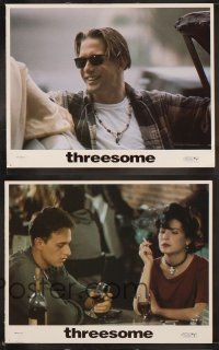 6d738 THREESOME 8 LCs '94 Lara Flynn Boyle, Stephen Baldwin, three possibilities!