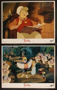 6d739 THUMBELINA 8 LCs '94 Don Bluth animation, great fairy tale fantasy cartoon images!