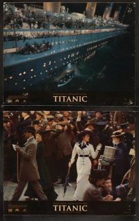 6d744 TITANIC 7 LCs '97 Leonardo DiCaprio, Kate Winslet, directed by James Cameron!