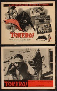 6d747 TORERO 8 LCs '57 most famous matador Luis Procuna, bullfighting, cool title card artwork!