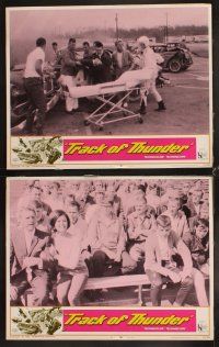 6d751 TRACK OF THUNDER 8 LCs '67 Tom Kirk, cool images of early NASCAR stock car racing!
