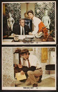 6d906 WHERE DOES IT HURT 7 LCs '72 doctor Peter Sellers, Jo Ann Pflug, only where you laugh!