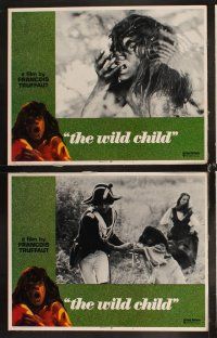 6d794 WILD CHILD 8 LCs '70 Francois Truffaut's classic L'Enfant Sauvage, Jean-Pierre Cargol!