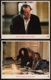 6d798 WITCHES OF EASTWICK 8 LCs '87 Jack Nicholson, Cher, Susan Sarandon, Michelle Pfeiffer