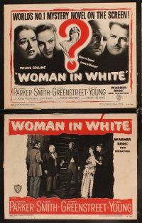 6d800 WOMAN IN WHITE 8 LCs '48 Eleanor Parker, Alexis Smith, Sidney Greenstreet, Gig Young
