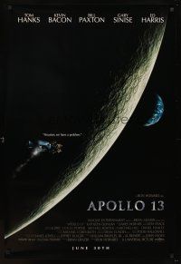 6g053 APOLLO 13 int'l advance 1sh '95 directed by Ron Howard, Tom Hanks, Kevin Bacon & Bill Paxton!