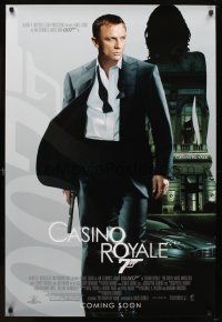 6g171 CASINO ROYALE advance DS 1sh '06 cool image of Daniel Craig as James Bond!