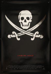 6g212 CUTTHROAT ISLAND advance 1sh '95 cool foil image of skull & crossed swords!