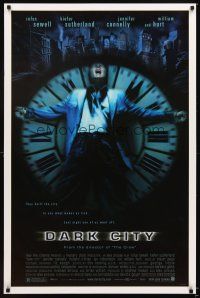 6g219 DARK CITY DS 1sh '97 Rufus Sewell, Kiefer Sutherland, Jennifer Connelly, William Hurt!