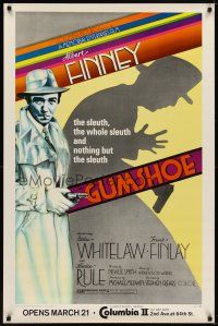 6g376 GUMSHOE premiere advance 1sh '72 Stephen Frears directed, film noir art of Albert Finney!