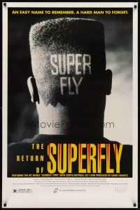 6g627 RETURN OF SUPERFLY 1sh '90 Nathan Purdee, Margaret Avery, wacky haircut!
