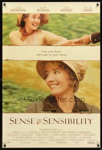 6g659 SENSE & SENSIBILITY int'l DS 1sh '95 Ang Lee, Emma Thompson, Kate Winslet, Alan Rickman