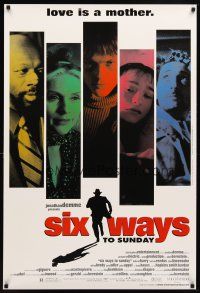 6g676 SIX WAYS TO SUNDAY 1sh '97 Deborah Harry, Norman Reedus, Adrien Brody, Isaac Hayes!
