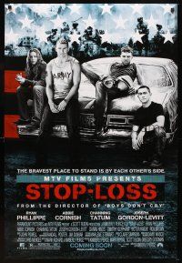 6g711 STOP-LOSS advance DS 1sh '08 Ryan Phillippe, Abbie Cornish, Channing Tatum!