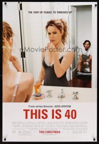 6g739 THIS IS 40 advance DS 1sh '12 Paul Rudd, Leslie Mann, Judd Apatow directed!