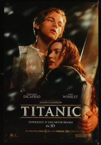 6g745 TITANIC advance DS 1sh R12 Leonardo DiCaprio, Kate Winslet, directed by James Cameron!