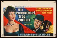 6e358 MATTER OF WHO Belgian '61 English comedy, wacky Terry-Thomas, Sonja Ziemann!