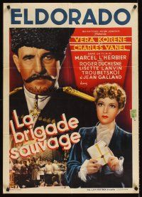 6e370 SAVAGE BRIGADE pre-war Belgian '39 Marcel L'Herbier directed, Vera Korene, Charles Vanel!