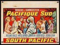6e375 SOUTH PACIFIC Belgian '59 Rossano Brazzi, Mitzi Gaynor, Rodgers & Hammerstein musical!