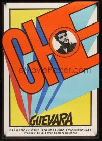 6e487 EL CHE GUEVARA Czech 23x33 '71 Paolo Heusch's El Che Guevara, Wimmer art!