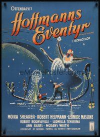 6e308 TALES OF HOFFMANN Danish '51 Powell & Pressburger ballet, cool artwork of Moira Shearer!