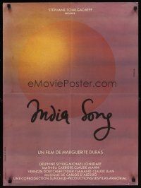 6e174 INDIA SONG French 23x32 '75 Marguerite Duras romantic fantasy musical!