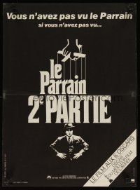 6e187 GODFATHER PART II French 15x21 '75 Al Pacino in Francis Ford Coppola classic crime sequel!