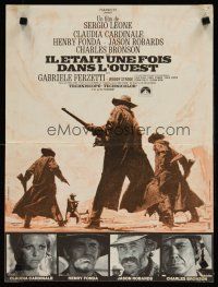 6e197 ONCE UPON A TIME IN THE WEST French 15x21 '69 Leone, Cardinale, Fonda, Bronson & Robards!