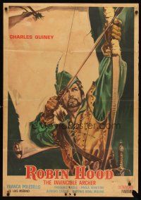 6e084 ROBIN HOOD: THE INVINCIBLE ARCHER Italian 1sh '70 Robin Hood, l'invincibile arciere
