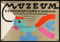 6e743 MUZEUM ETNOGRAFICZNE W POZNANIU Polish art exhibition '87 cool Mlodozeniec art of rooster