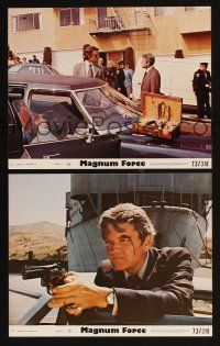 6f177 MAGNUM FORCE 2 8x10 mini LCs '73 Clint Eastwood is Dirty Harry, Hal Holbrook