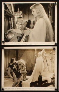 6f300 CRUSADES 8 8x10 stills '35 directed by Cecil B DeMille, Loretta Young, Henry Wilcoxon!